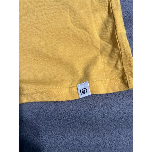 Tentree Takeout Amber Yellow Tencel Material T-Shirt Men's L Soft NWT - Picture 6 of 6
